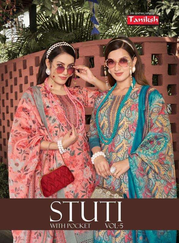 Taniksh stuti vol 5 series 4001-4008 sequence wholesale suit