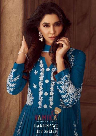 Vamika lakhnavi vol 4 hit series rayon wholesale suit