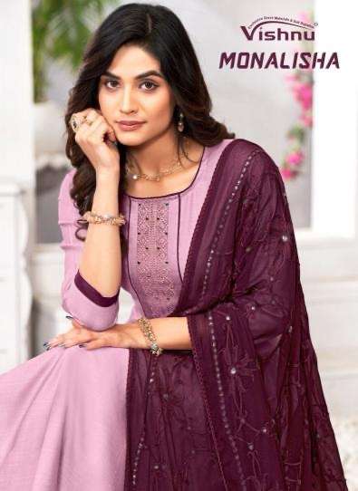 Vishnu monalisa Series 9001-9012 vertican wholesale suit