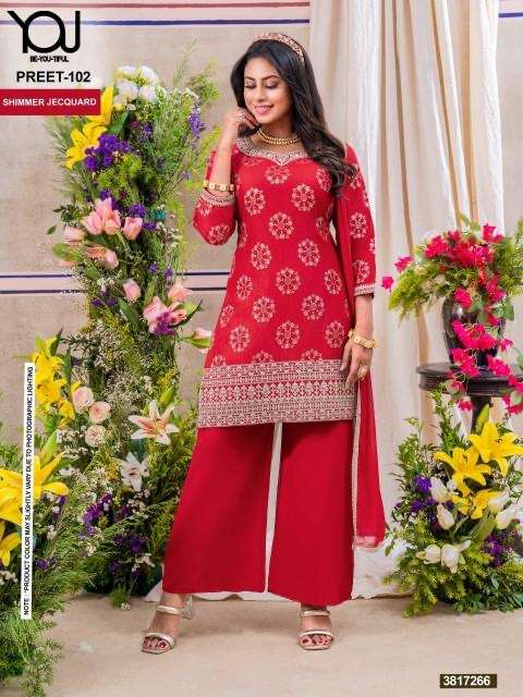 Wanna preet simmer jacquard wholesale suit