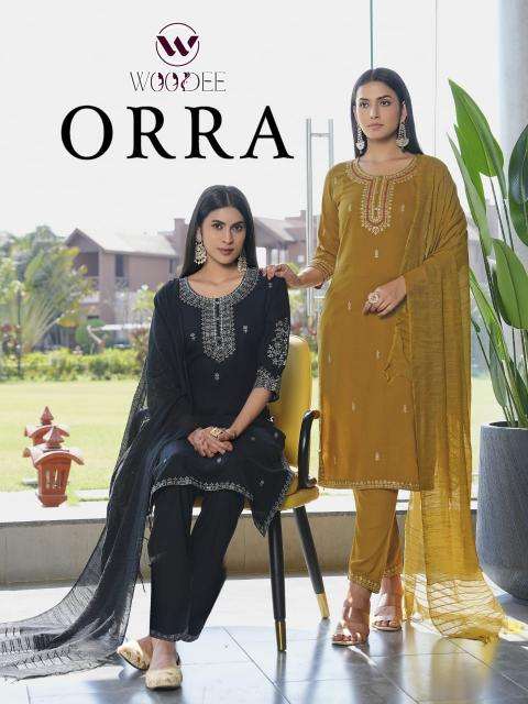 Woodee orra series 2001-2006 fancy rayon wholesale suit