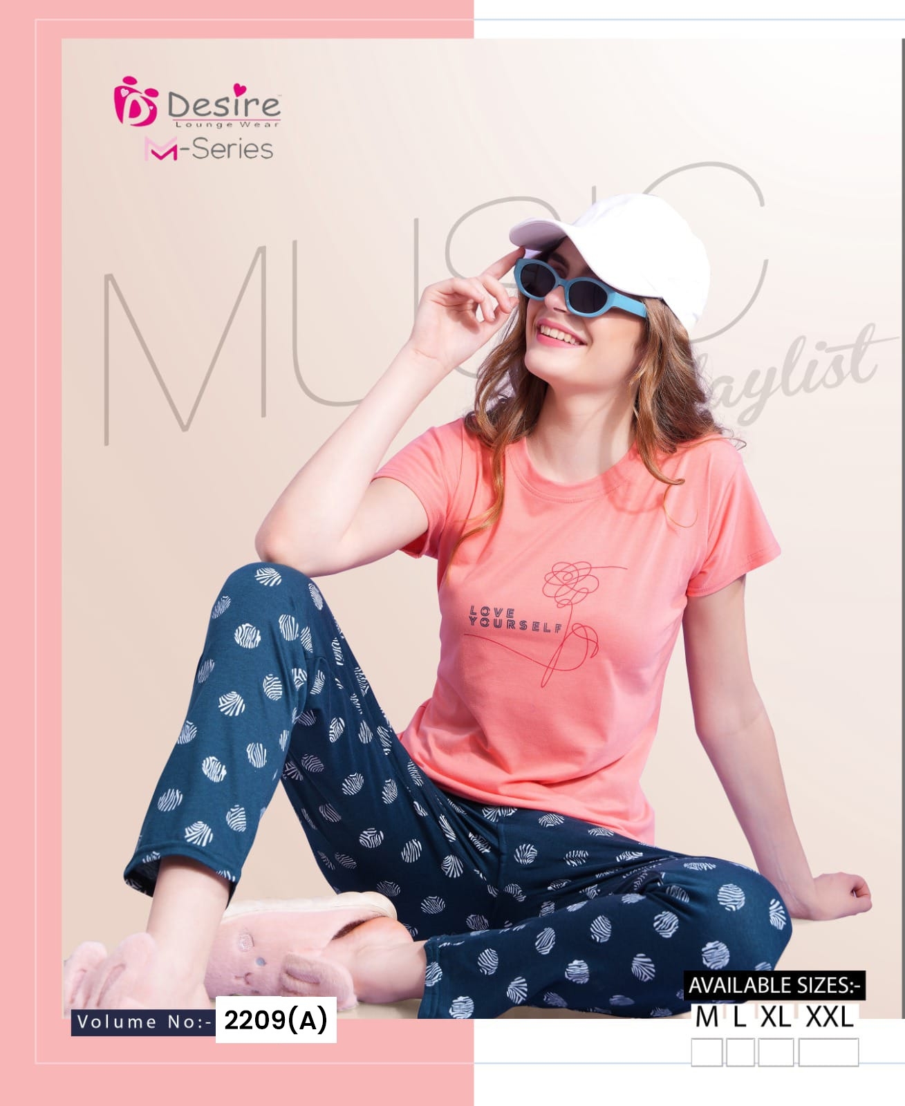 2209 - Series Night Suit.Cotton Hosiery Fabric wholesale Night Suit