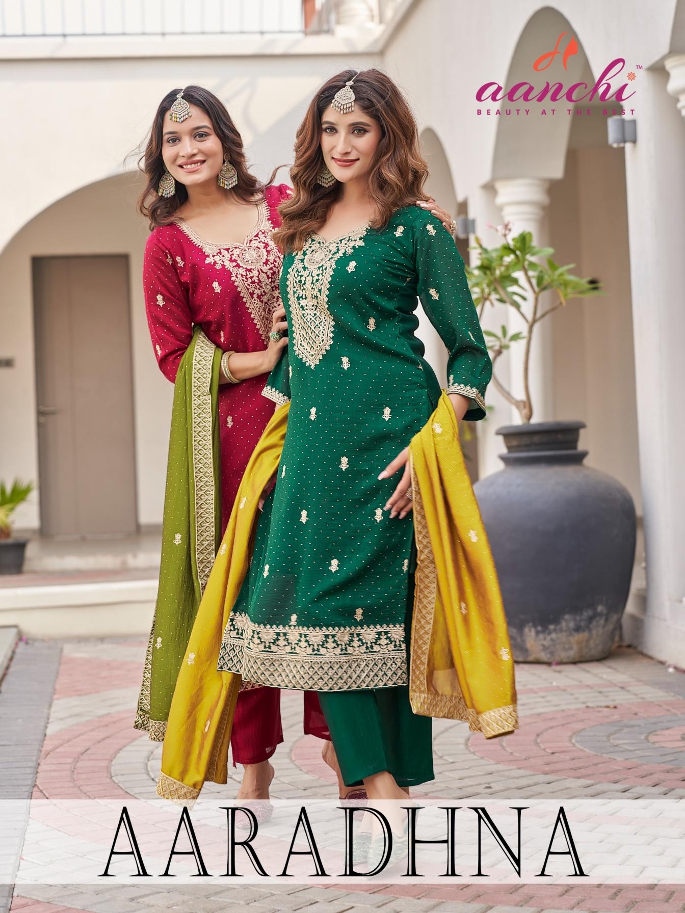 aanchi aaradhna VICHITRA SILK wholesale suit 