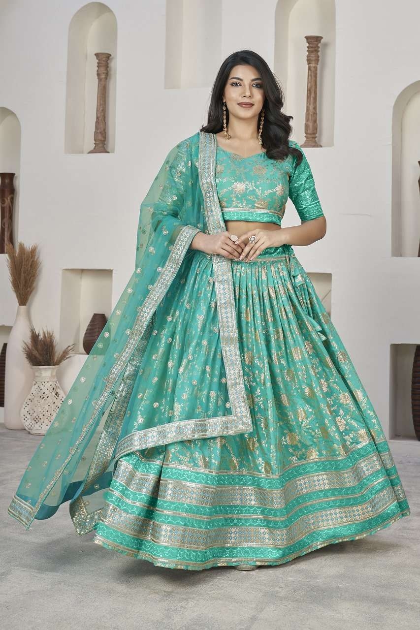 aawiya 1016 aalisha vol 1 dola jacquard wholesale lehenga