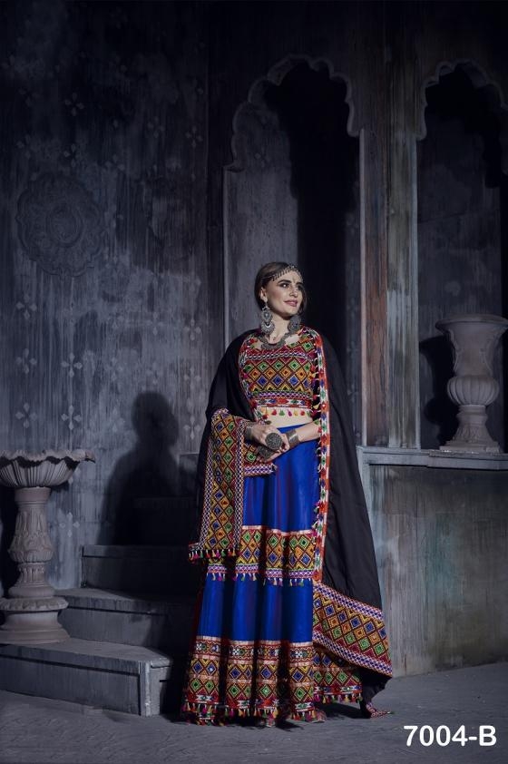  aawiya rajwadi vol 1 7004 art silk wholesale lehenga
