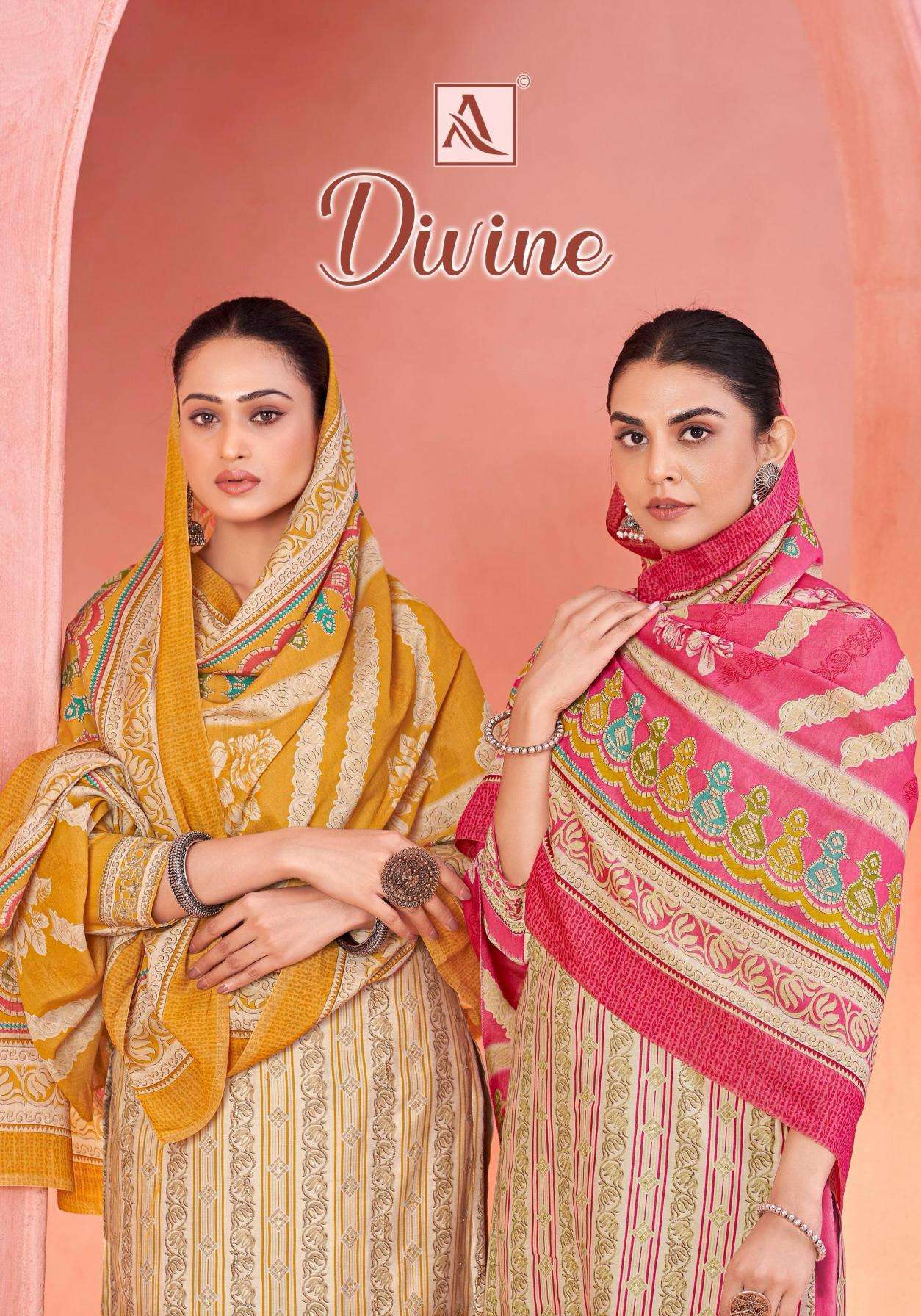 alok divine series 1848001-1848004 modal wholesale suit 