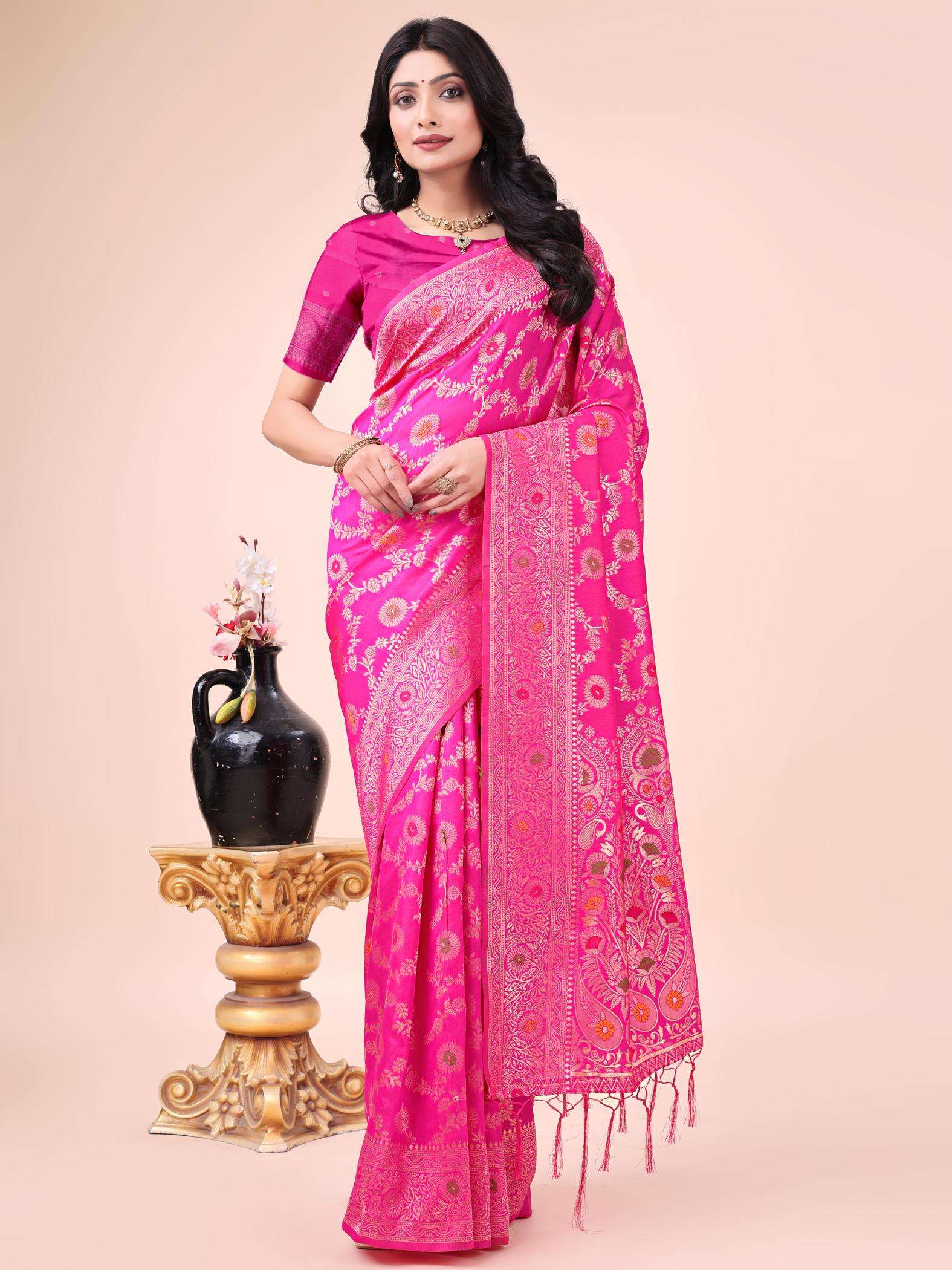 astita BANARASI SILK series 1001-1003 Banarasi Silk  wholesale saree