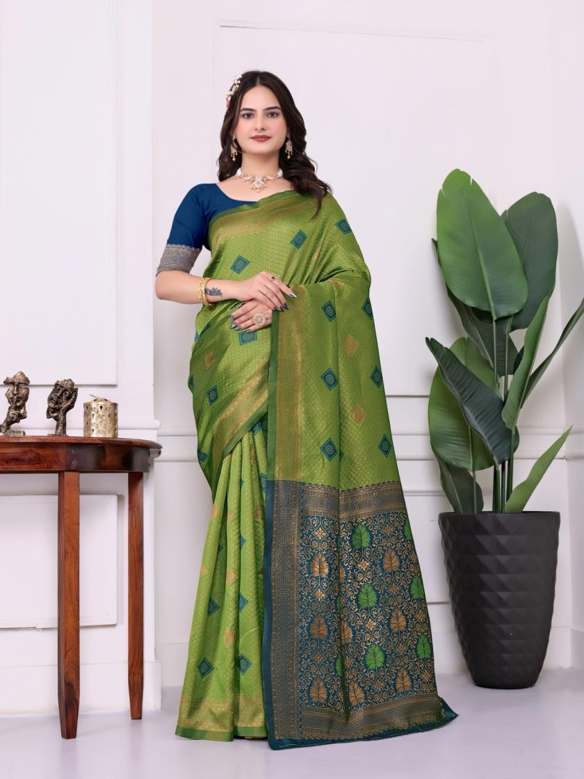 bella vita vol 3 banarasi silk fancy saree