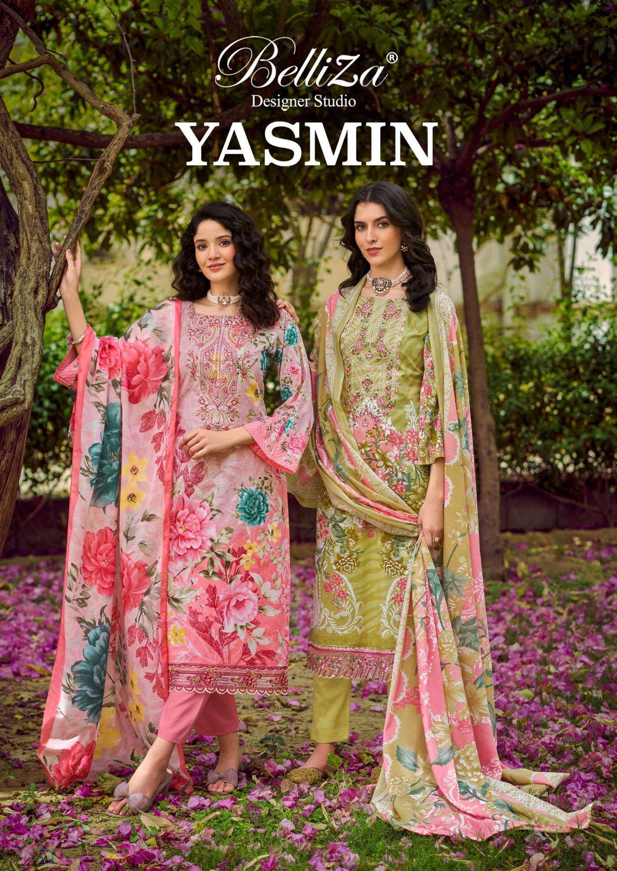 belliza yasmin series 857001-857008 Pure Cotton wholesale suit 
