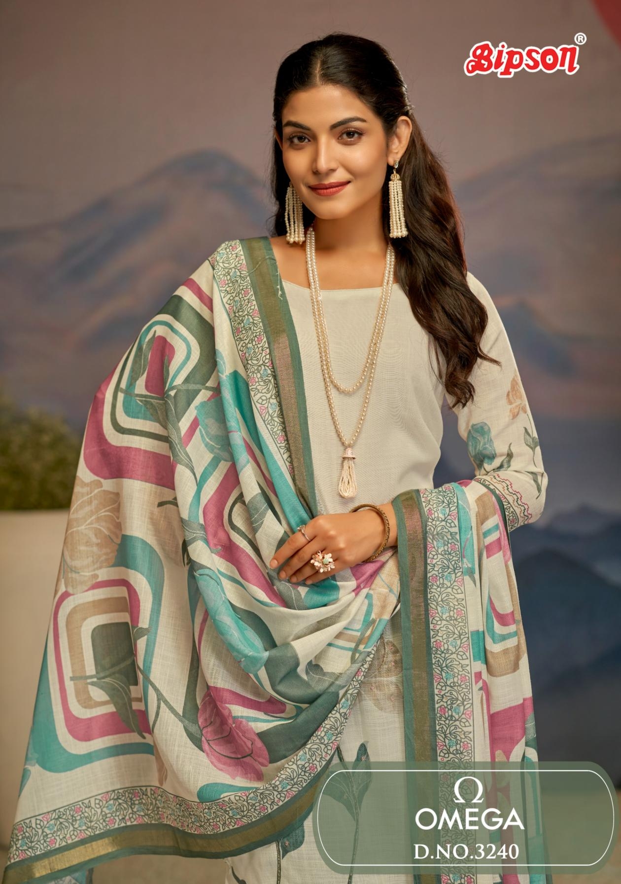 bipson prints omega 3241 linen digital printed wholesale suit 