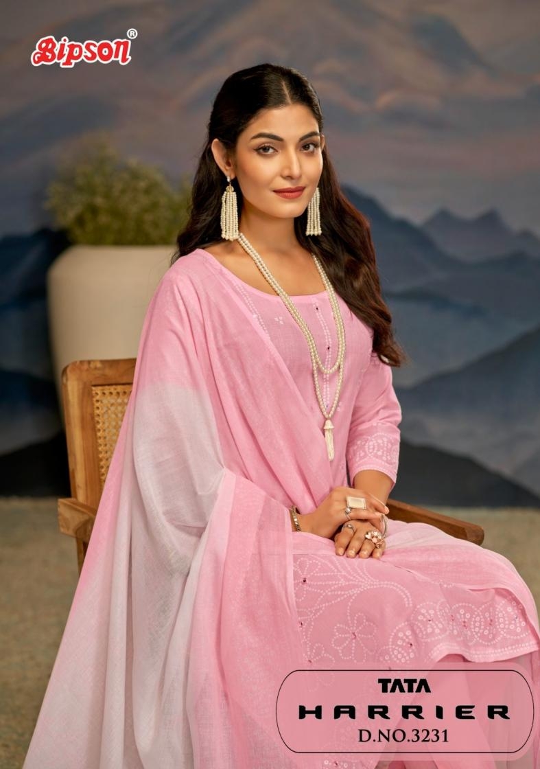 bipson prints tata harrier 3231 cotton wholesale suit 