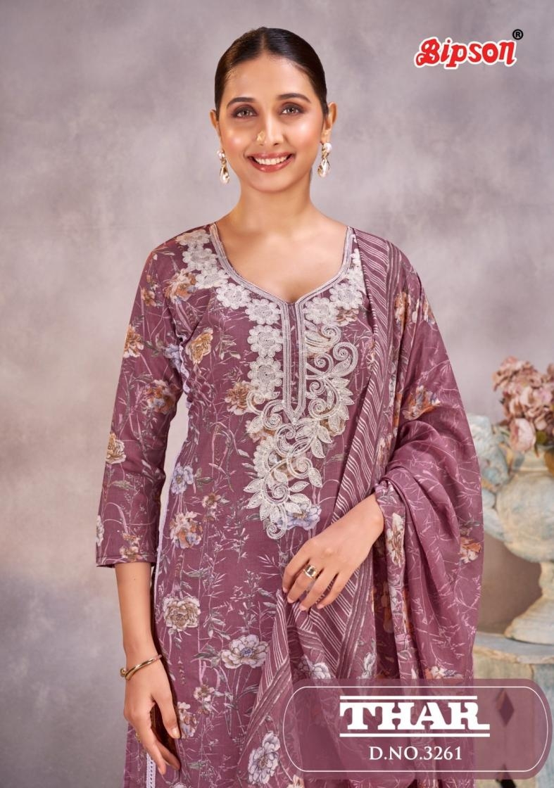 bipson prints thar 3261 cotton wholesale suit