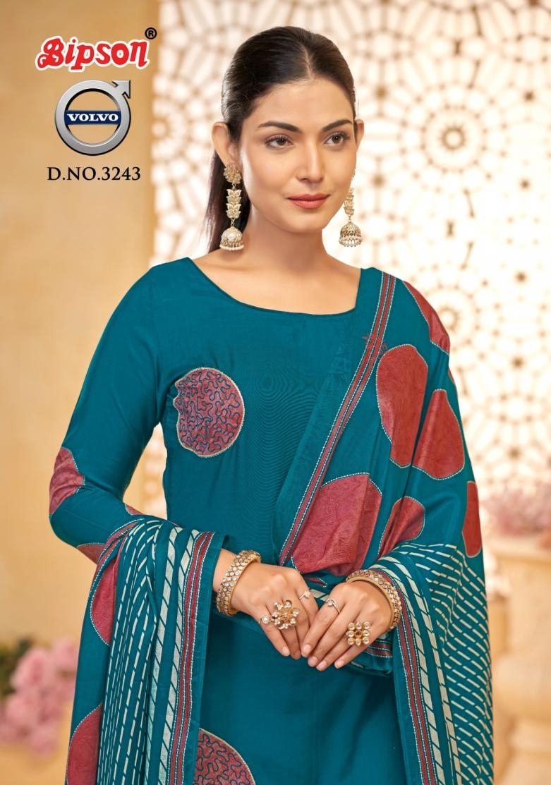bipson prints volvo 3243 viscose muslin wholesale suit 