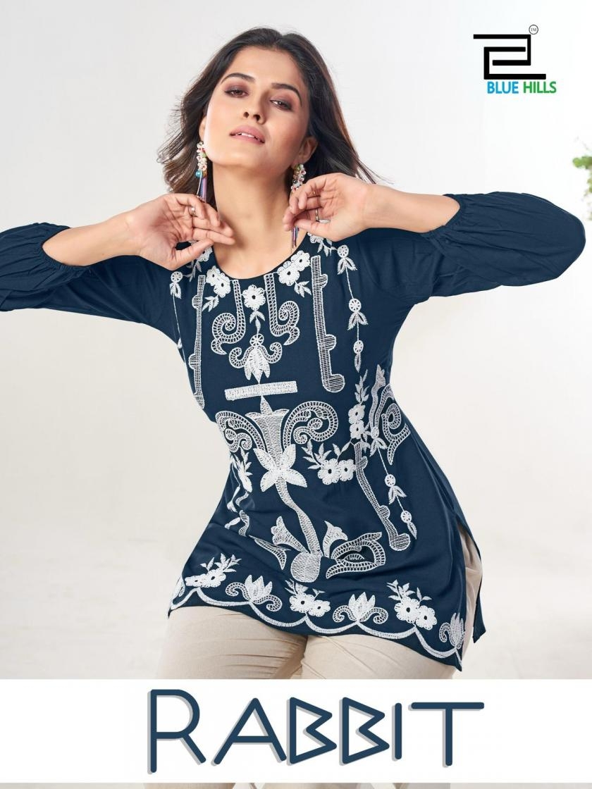 blue hills rabbit series 1001-1006 rayon wholesale tops 