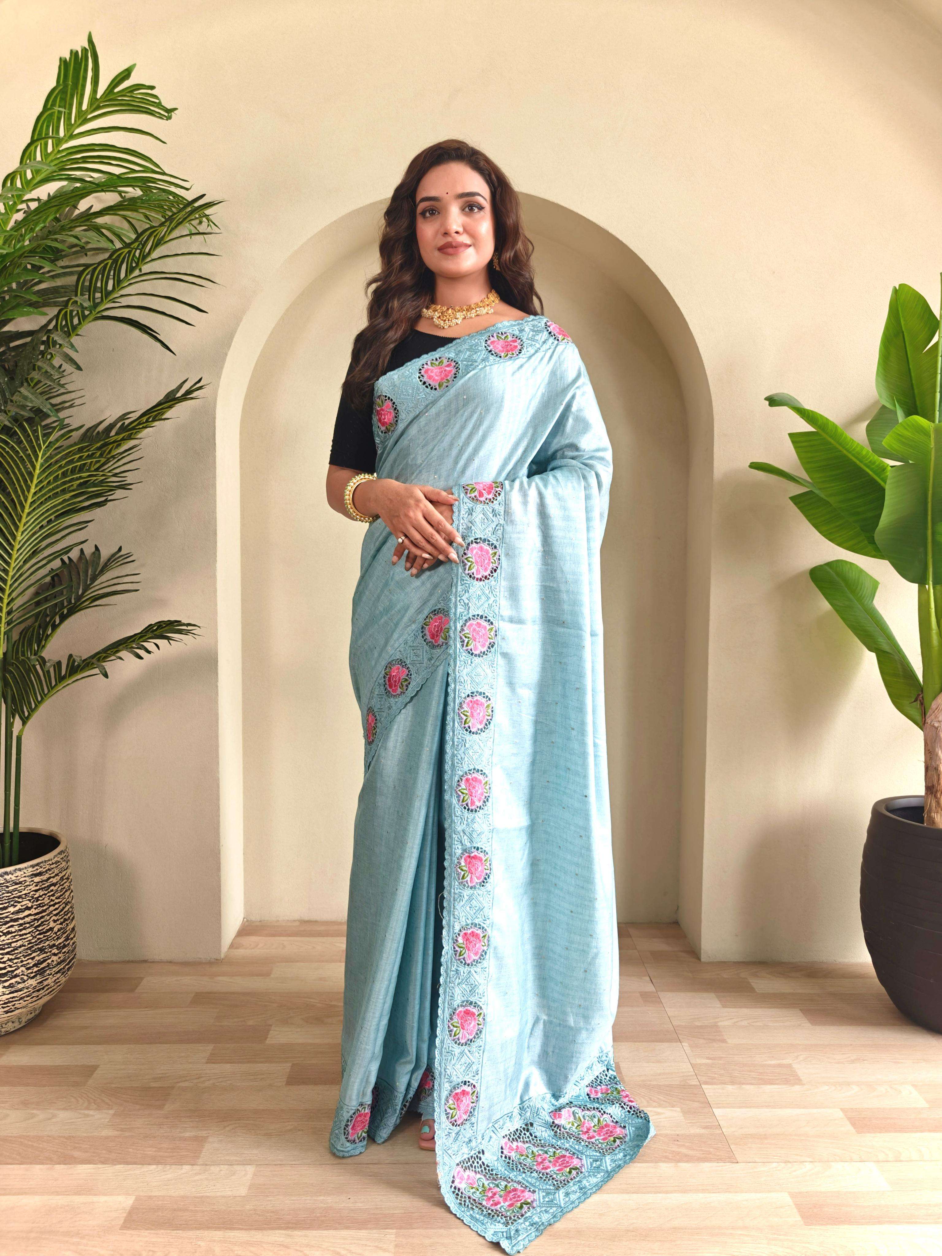 BT-53 PRANJAL soft tussar silk wholesale sarees 