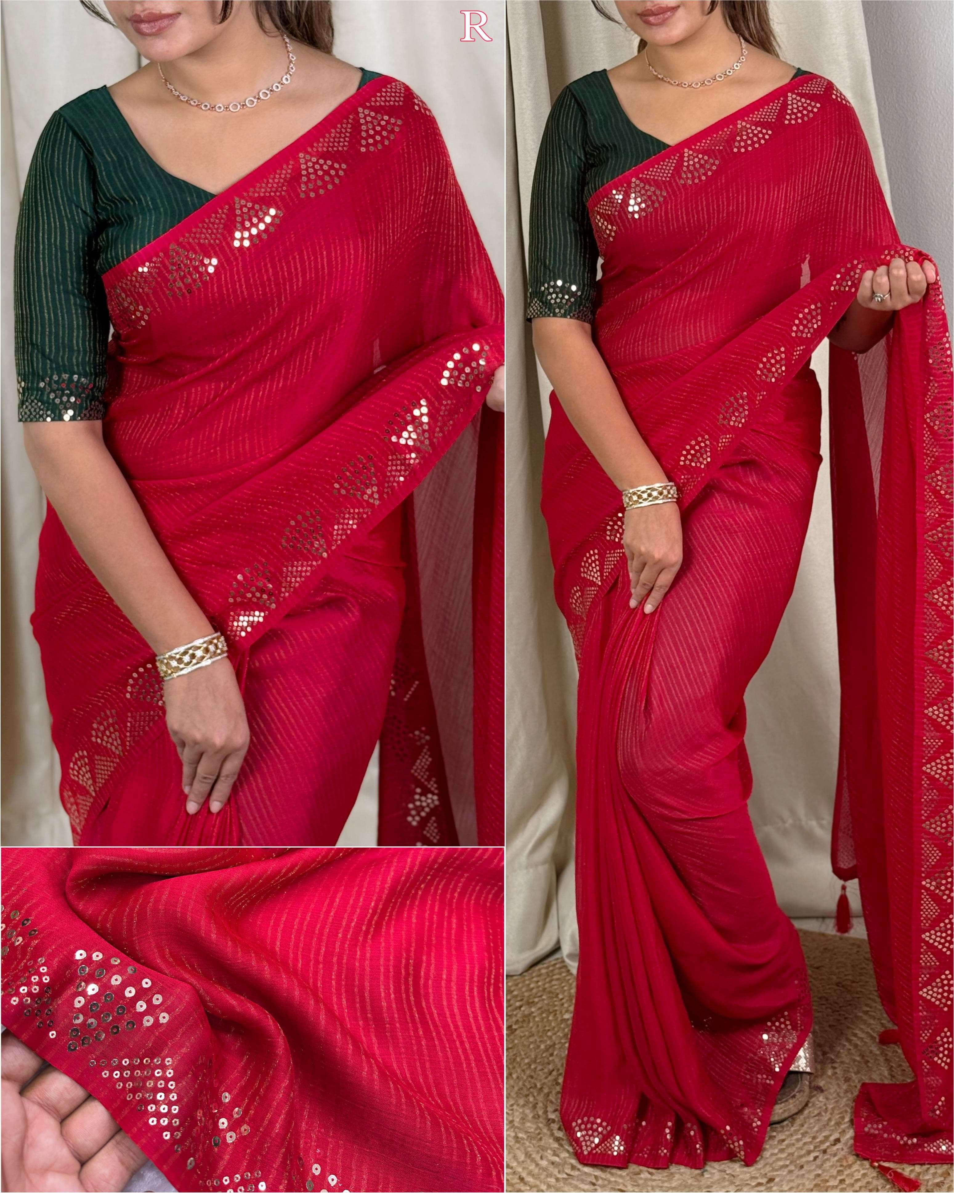 Bt-56 jalpari nc georgette wholesale saree