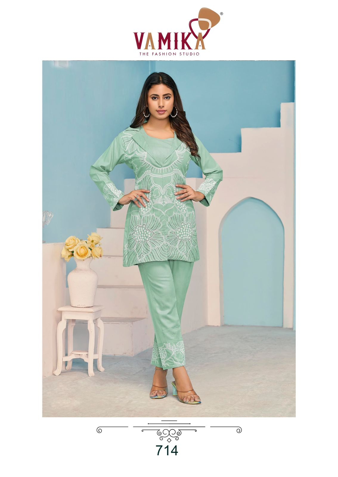 bt-95 Hevy REYON wholesale co-ord sets