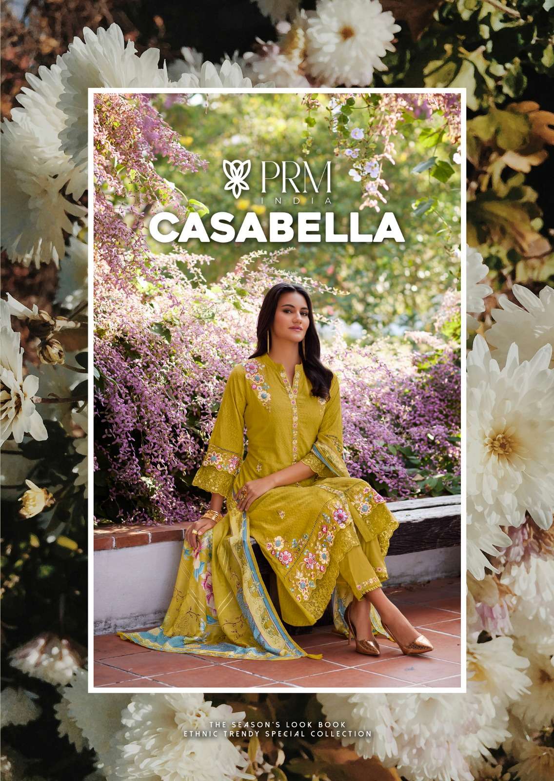 CASABELLA PURE COTTON with designer embroidered work wholesale suit 
