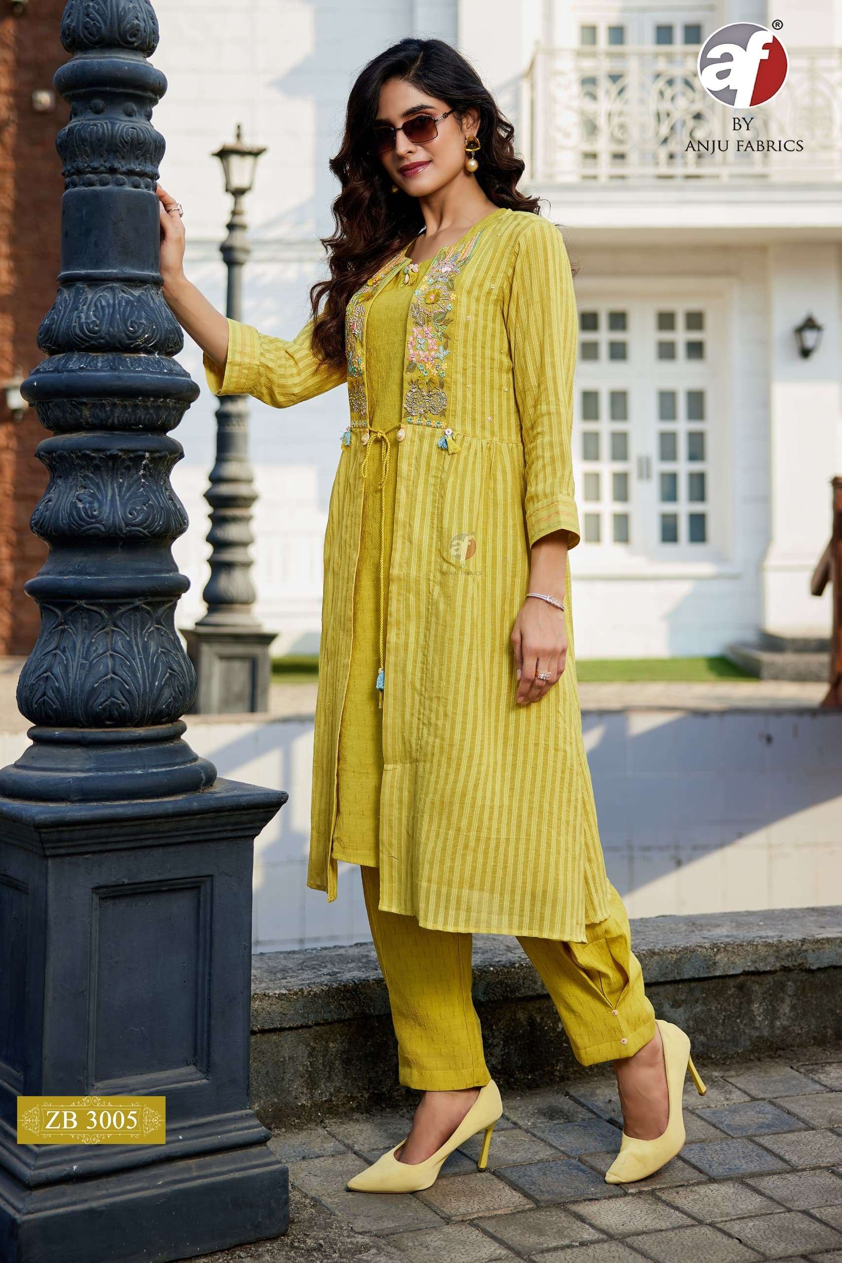 COTTON DOBBY DESIGNER CO-ORD SET