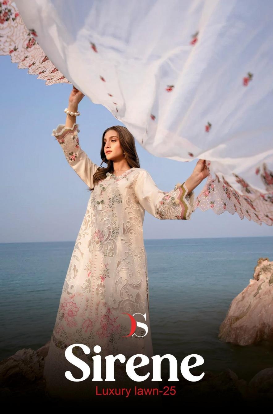 deepsy suits sirene luxury lawn 25 series 1141-1146 COTTON wholesale suit 