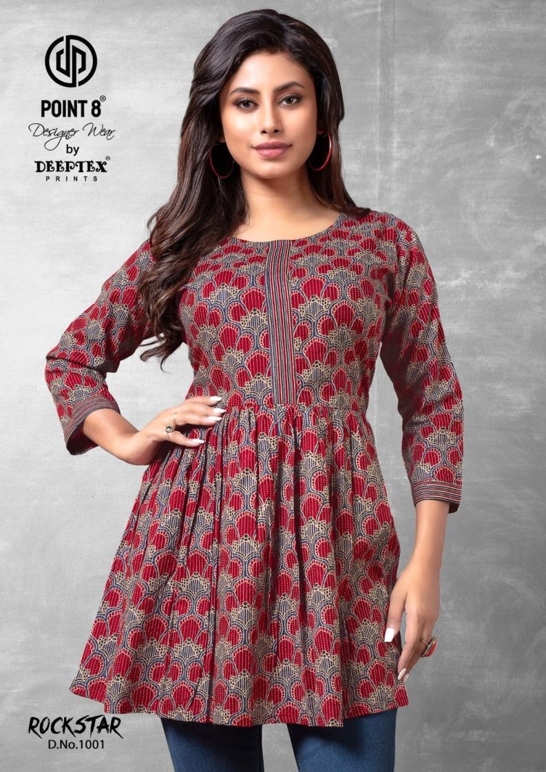 deeptex prints rockstar vol 1 series 1001-1010 cotton wholesale tops