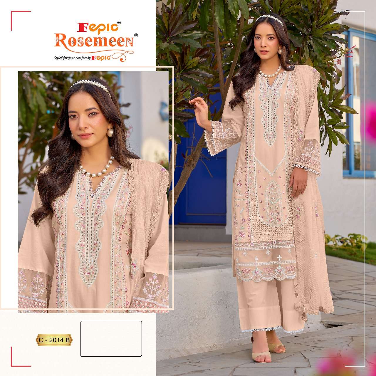FEPIC ROSEMEEN 2014 CAMBRIC EMBROIDERED wholesale suit 
