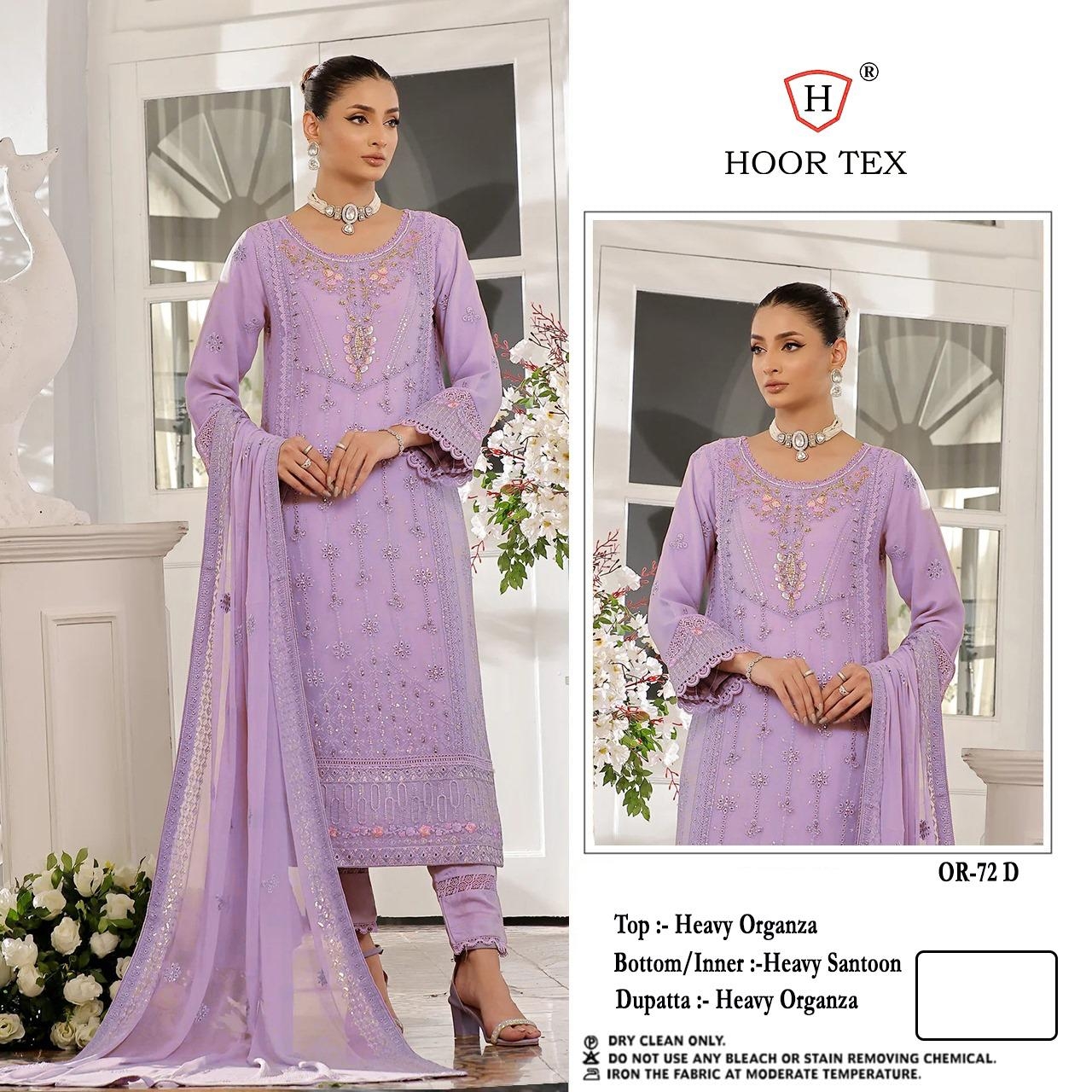 HOOR TEX OR-72 A To D Heavy Organza wholesale suit 