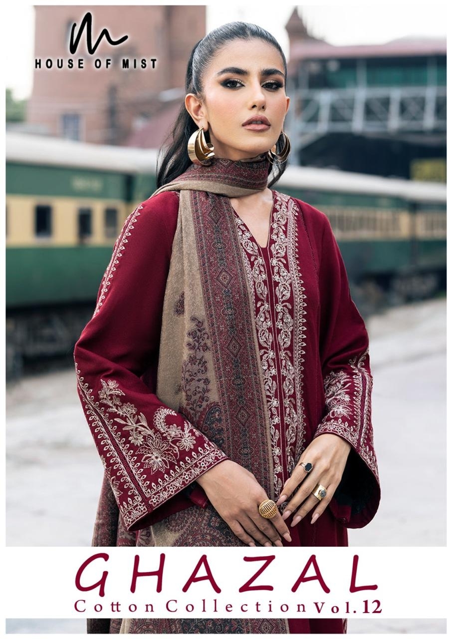 House Of Mist Ghazal Vol-12 series 111-116 Cotton wholesale suit 