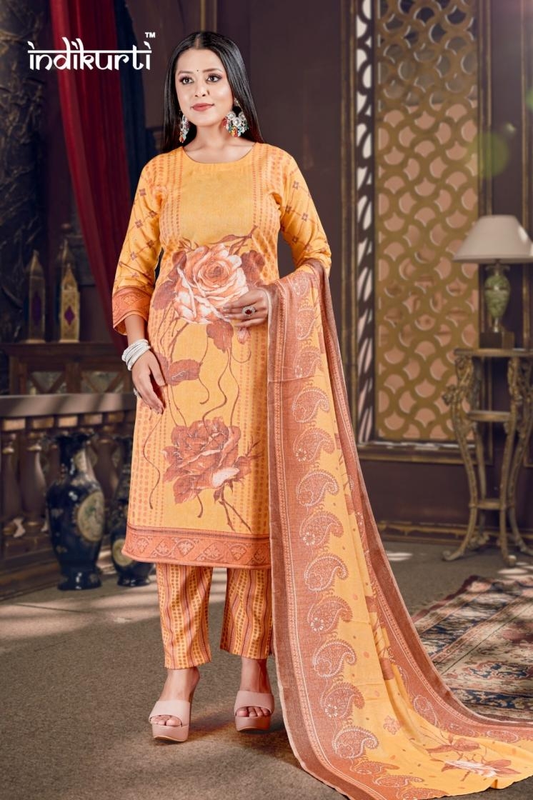 indikurti jasmin capsule print wholesale readymade suit 