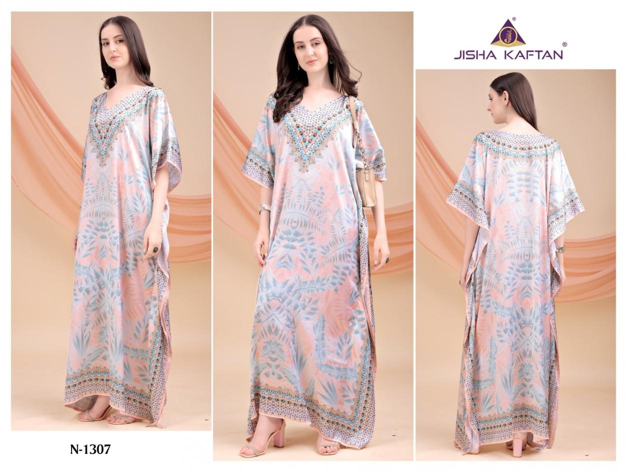 JISHA KAFTAN E NAZAKAT Vol 13 	JAPAN SATIN kaftan