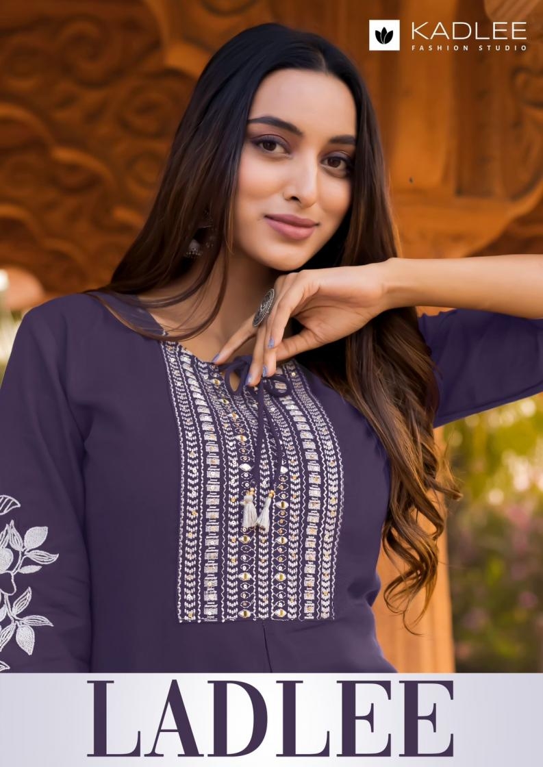 kadlee ladlee series 4001-4006 RAYON wholesale kurti 