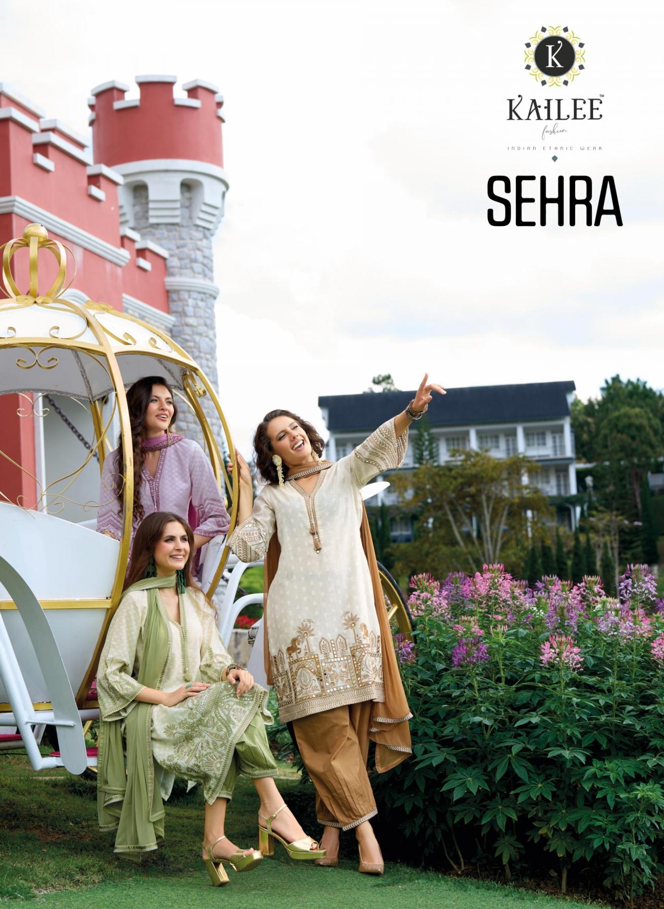 kailee fashion sehra series 44301-44303 cotton wholesale suit 