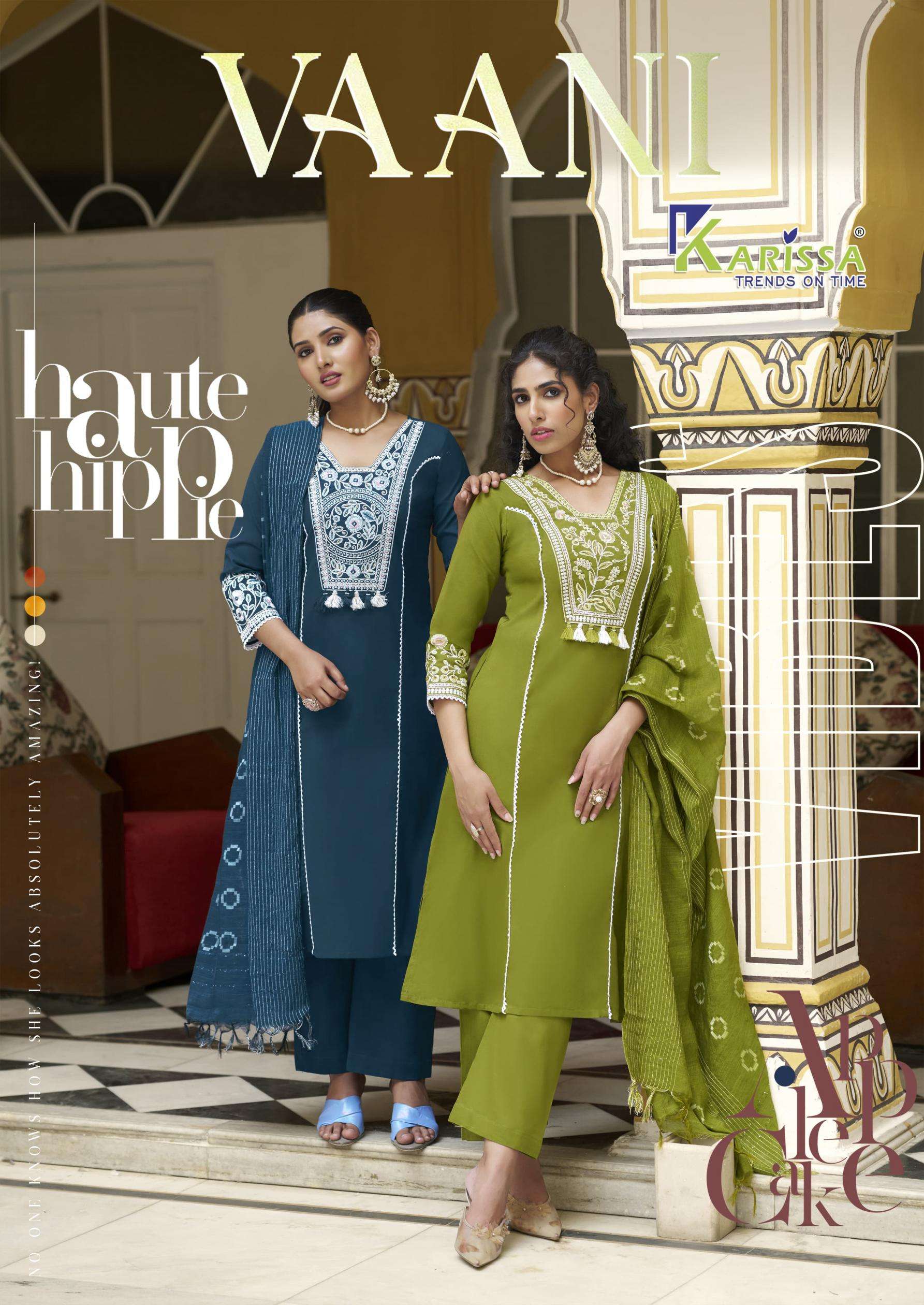 karissa vaani series 1001-1004 Premium pure heavy LINEN wholesale suit 