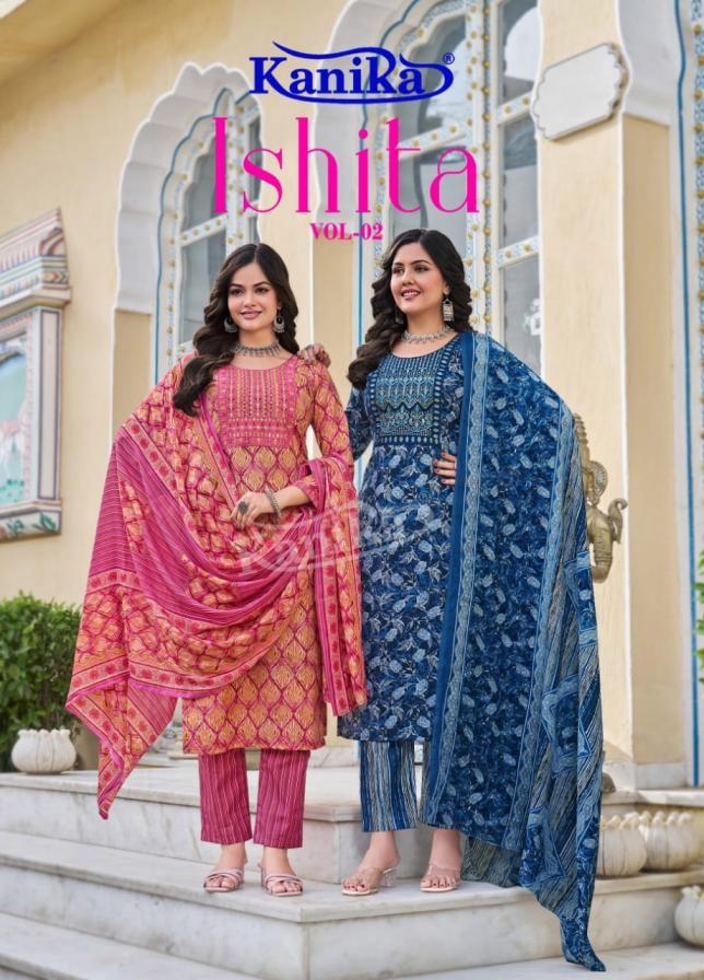 kavya kanika ishita vol 2 series 2001-2012 cotton wholesale suit 