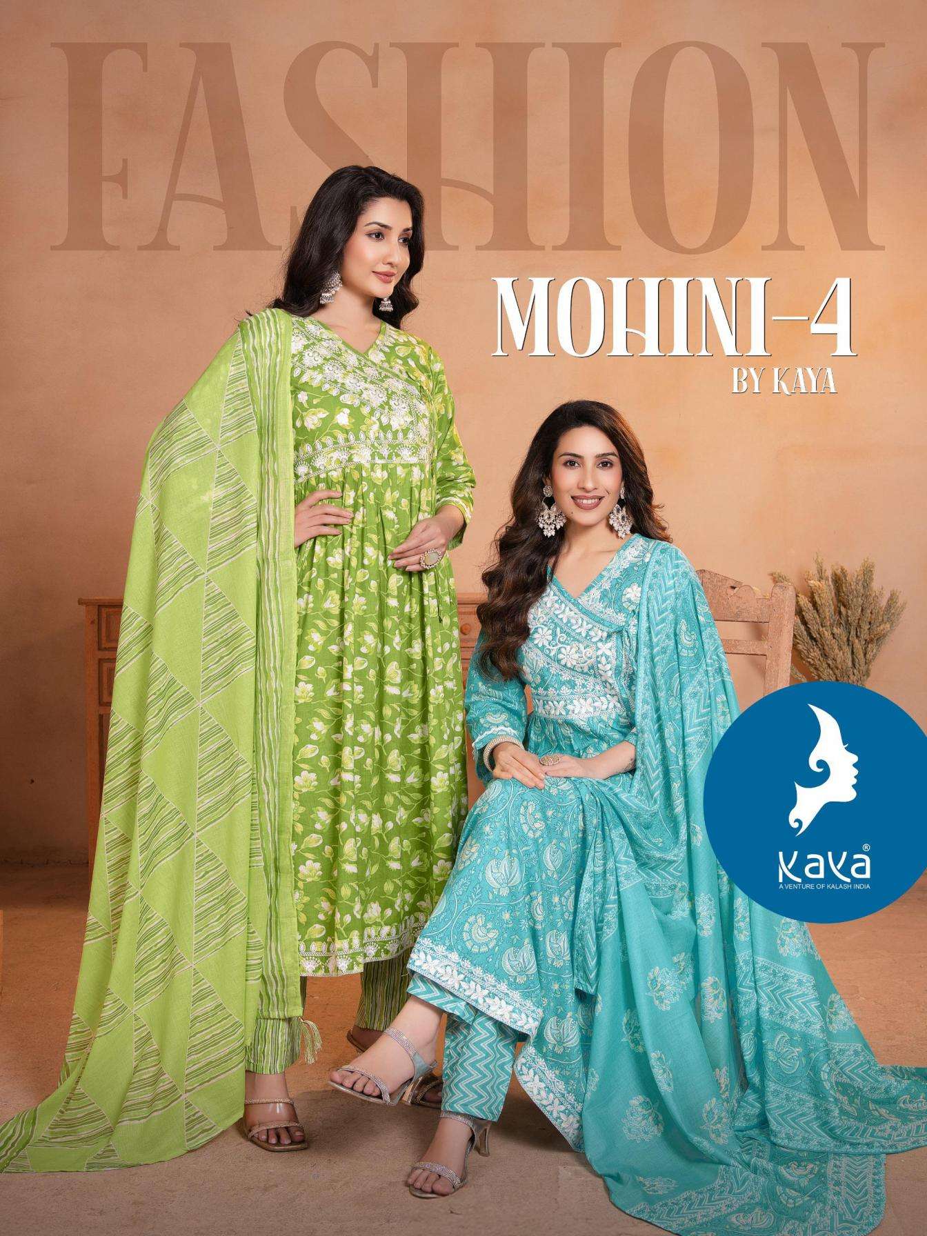 kaya mohini vol 4 series 01-06 COTTON wholesale readymade suit 