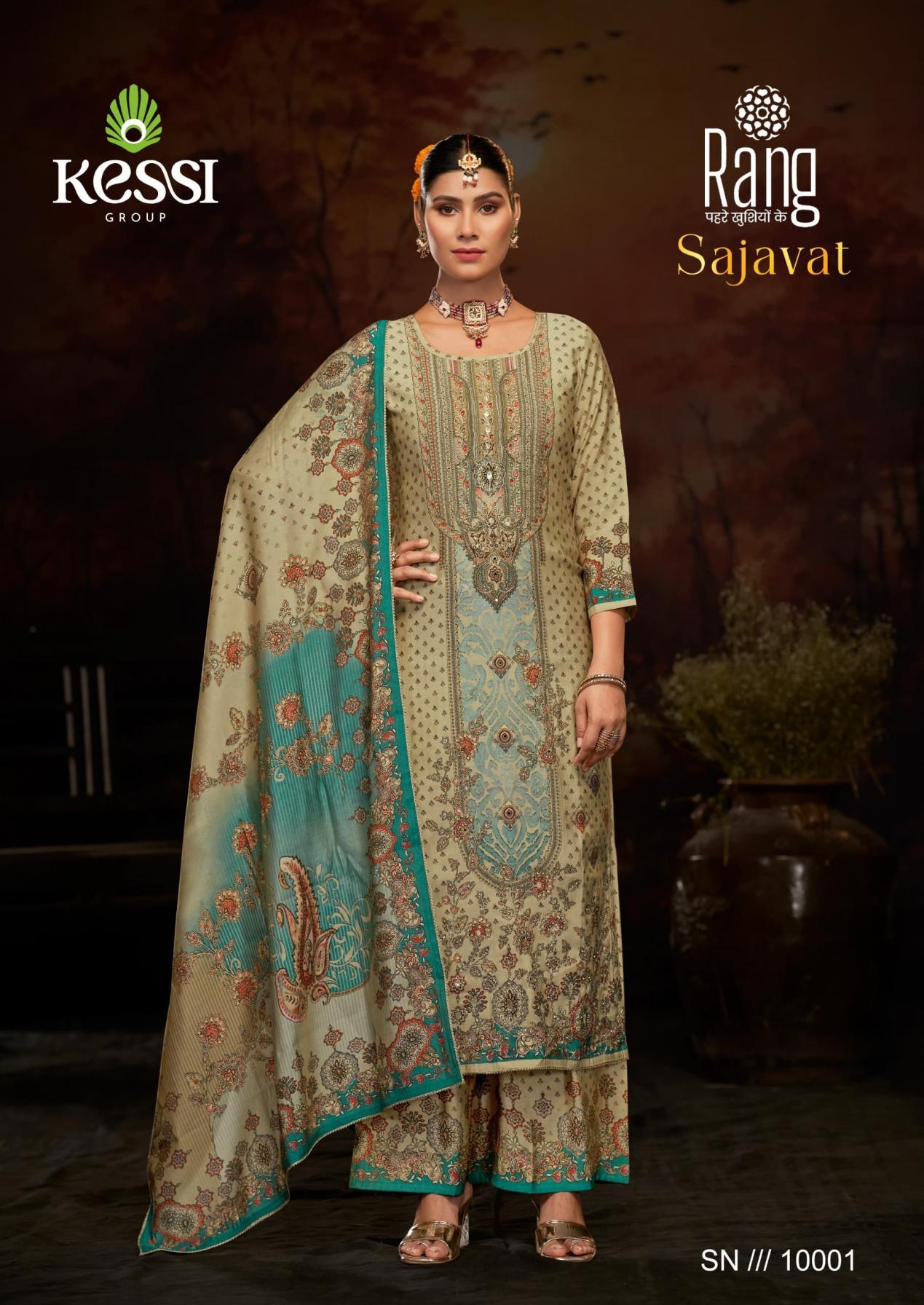 kessi rang sajavat series 10001-10004 MUSLIN wholesale suit 