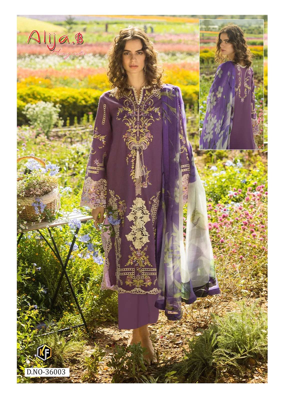 Keval Alija.B Vol-36 series 36001-36006 Cotton wholesale suit 