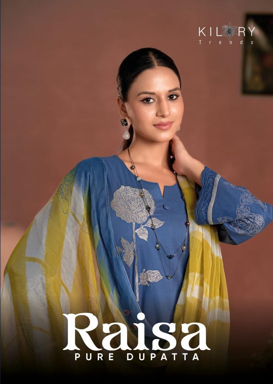 kilory trends raisa series 1661-1663 lawn cotton wholesale suit 