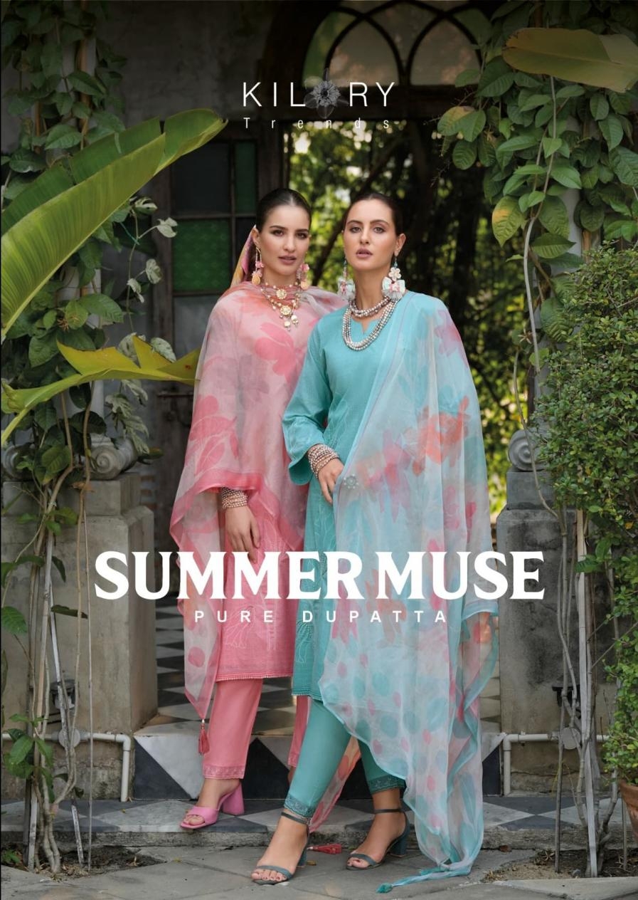 kilory trends summer muse series 1531-1536 lawn cotton wholesale suit 