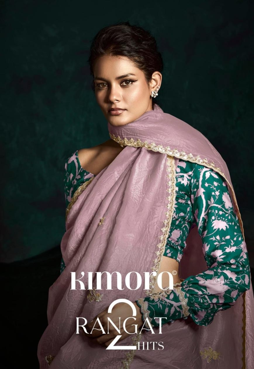 kimora rangat 2175 colours Fancy Fabric wholesale saree