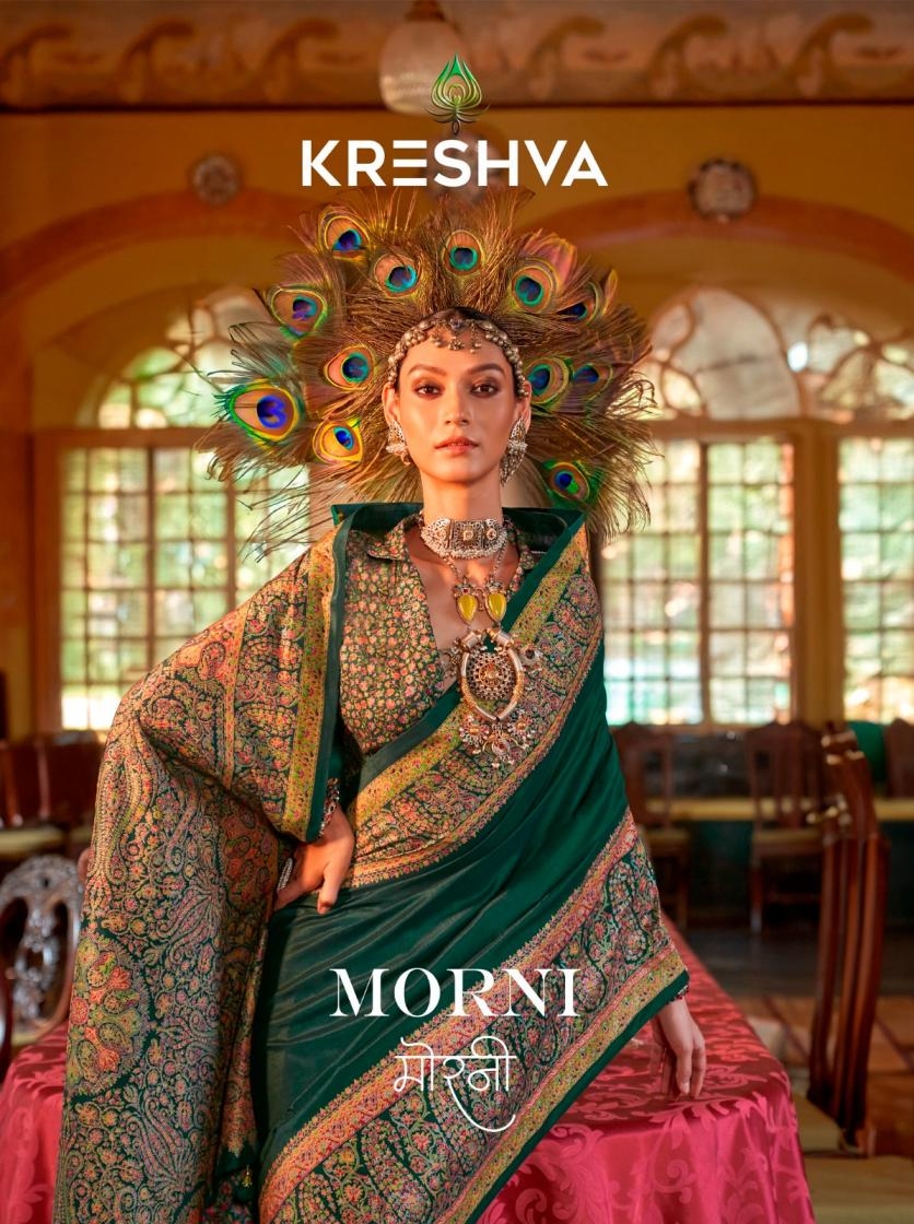 kreshva morni silk 806-811 series P.V Silk wholesale saree