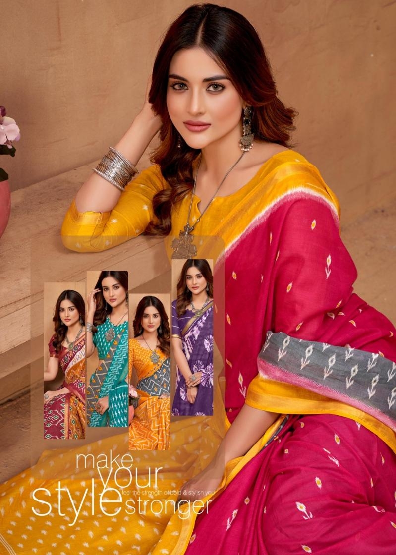 lakhani signature vol 1 series 1001-1010 Heavy Cotton Printed wholesale saree