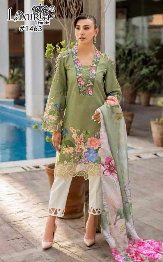 laxuria trendz 1463 muslin wholesale suit 