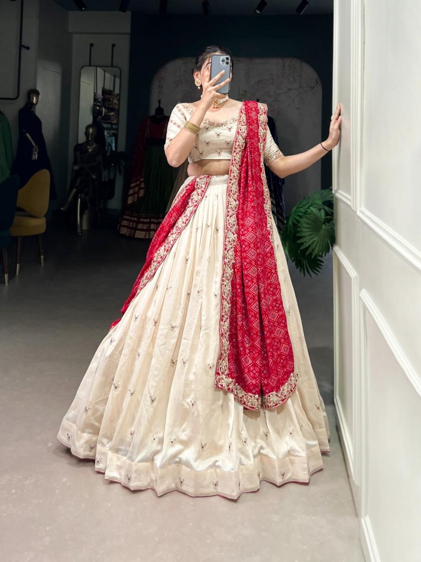 lnb1436 aparna vichitra silk festival wear stitch lehenga unstitch choli