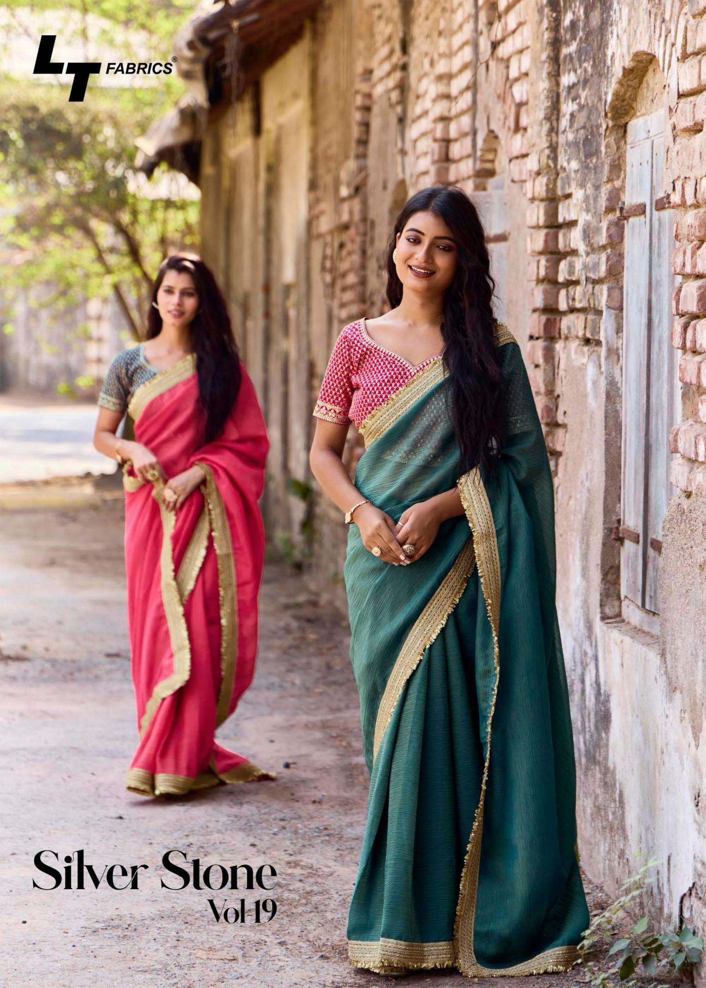 lt fashion silver stone vol 19 series 1901-1904 cosmos whoelsale saree