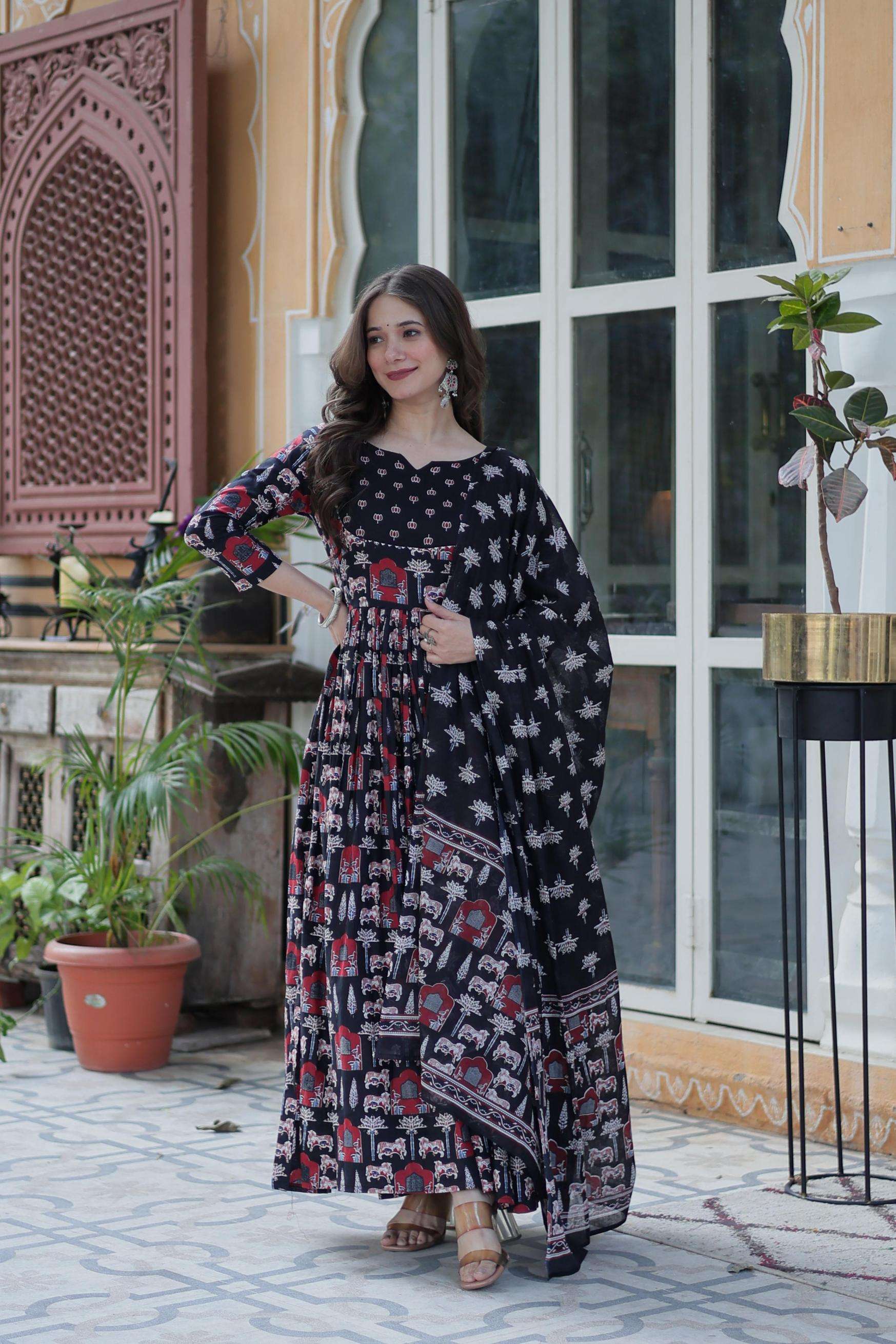 lw 9222 cotton readymade elegant style salwar kameez for womens