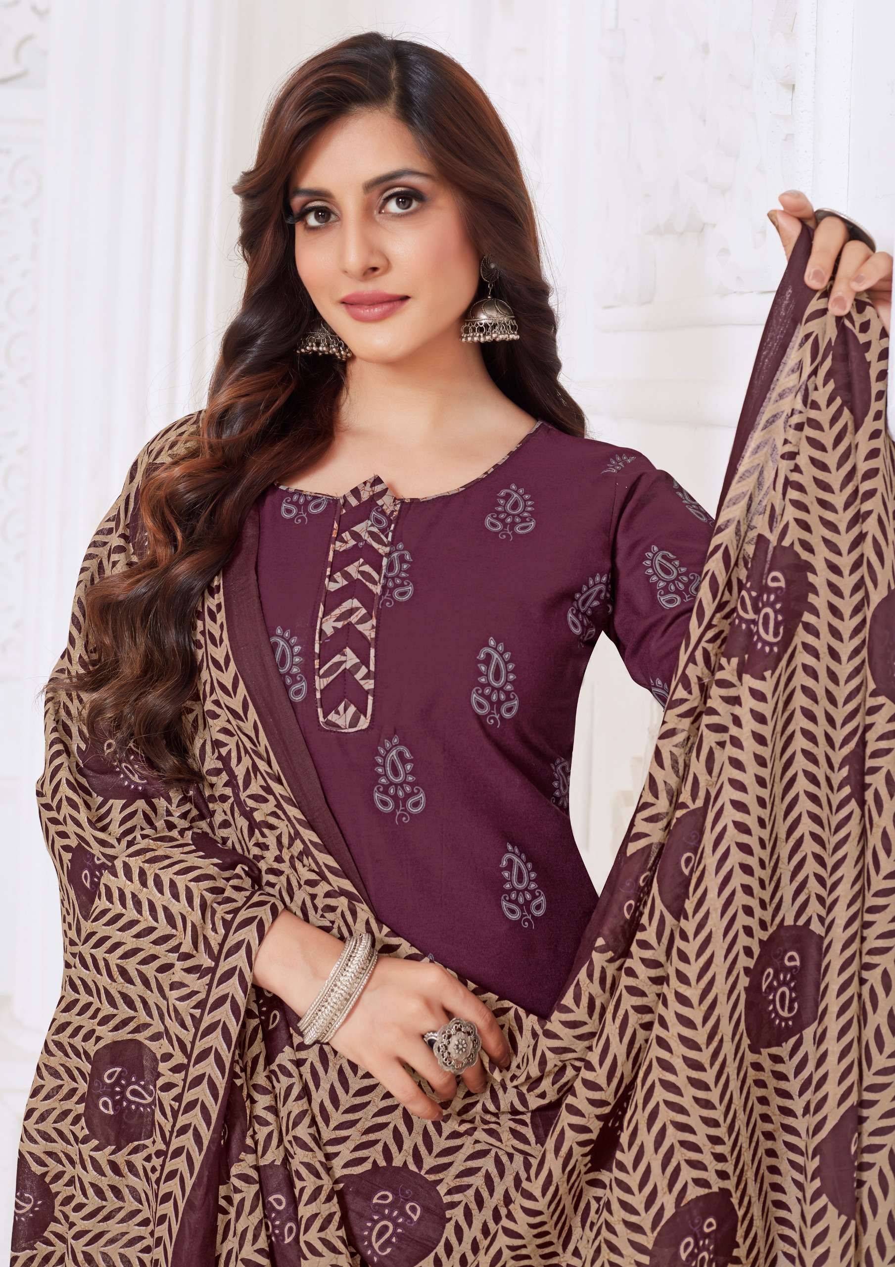 Madhav Punjabi Kudi Vol-18 series 18001-18010 Cotton wholesale suit 