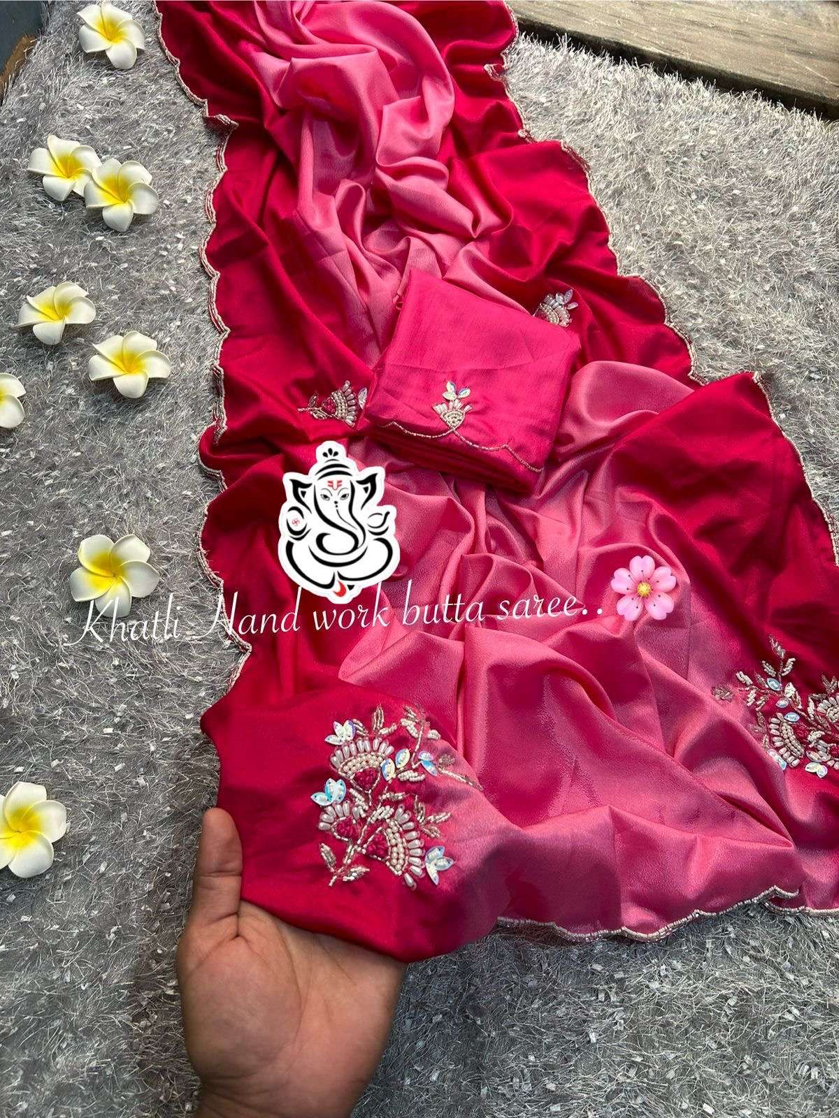 Ms brand saree chinon wholesale saree