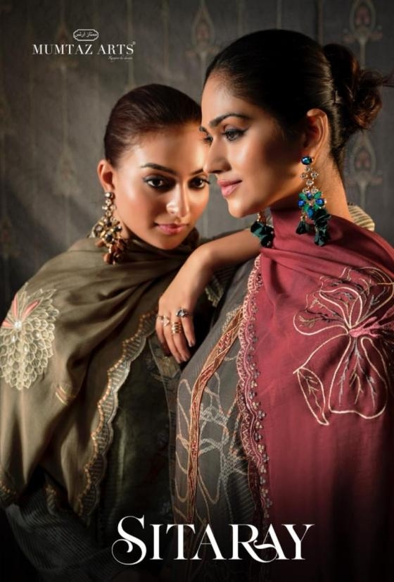 mumtaz arts sitarai series 1501-1504 viscos muslin wholesale suit 