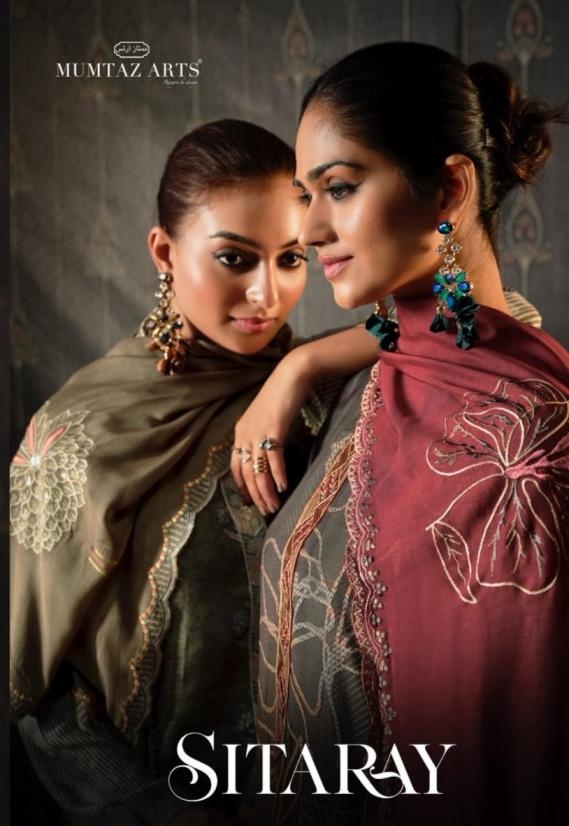 mumtaz arts sitaray series 1501-1504 viscose muslin wholesale suit 
